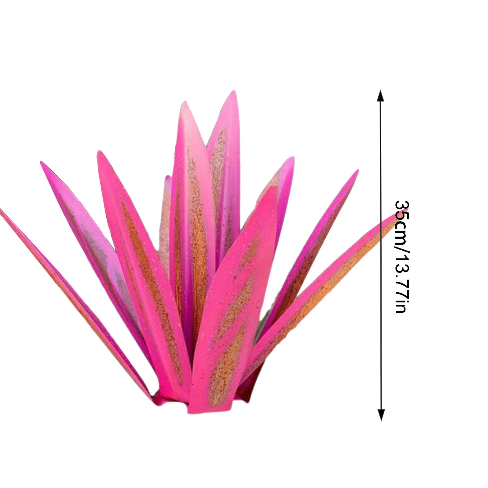 

27/35cm Tequila Rustic Sculpture DIY Metal Agave Plant Outdoor Garden Yard Art Decoration Landscape Ornaments