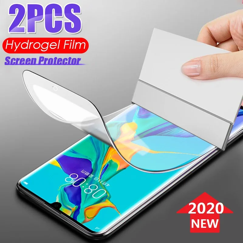 2 шт. Гидрогелевая пленка для Huawei P30 Lite Pro (не закаленное стекло) на защитная