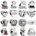 Радужный Бруно, единорог, Королевская корона, лягушка, принц, крылья ангела и подвеска для мамы, модный браслет, ювелирные изделия