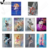 diamond painting abstract ballet girl 5d diy wall art elegant character sticker diamond embroidery modern room decoration gift