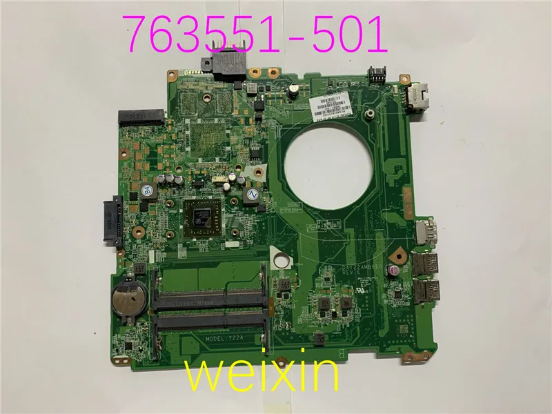 763551 501 Материнская плата для ноутбука HP Pavilion 14 V 14Z материнская DAY22AMB6E0 100% полностью