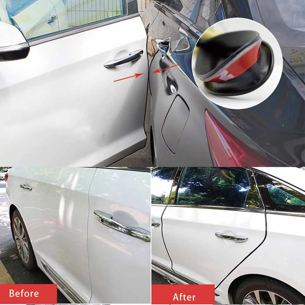 5M Car Door Protector Edge Rubber Seals Scratch Bumper Moulding Protection Strips Sealing Styling Accessories | Автомобили и