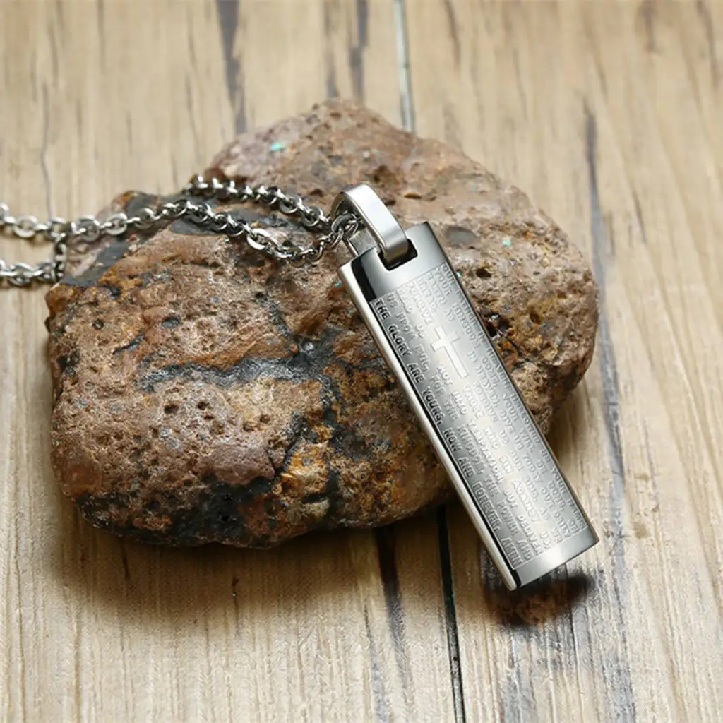 

1 Piece Cross Pattern Shape Pendant Necklace Unisex Fashion Jewelry Neck Jewelry