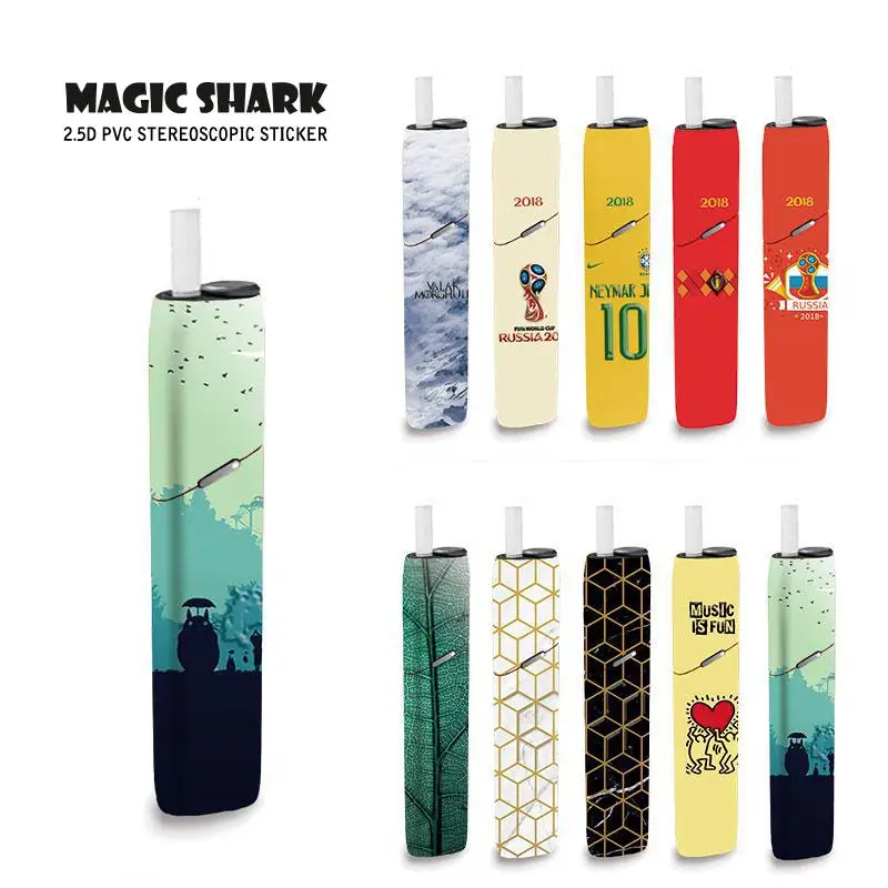 Волшебная Акула Тоторо Неймар ФИФА пленка стерео Наклейка для IQOS 3 IQOS3 Мульти