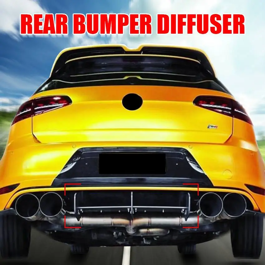 Автомобильный задний бампер диффузор спойлер защита для заднего бампера задние