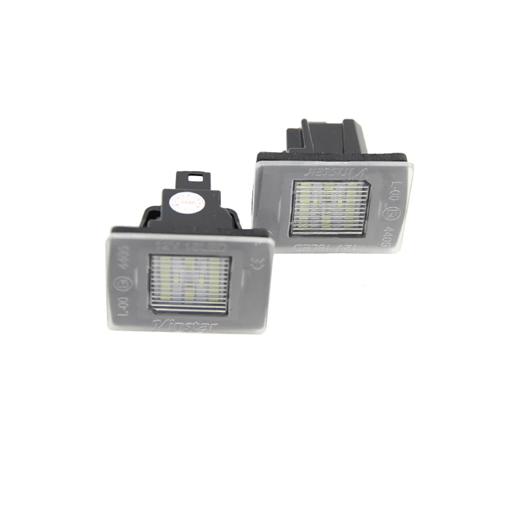 1 пара для Benz W176 W156 R172 X166 W166 W447 высокое Яркость Белый светодиодный номерной знак