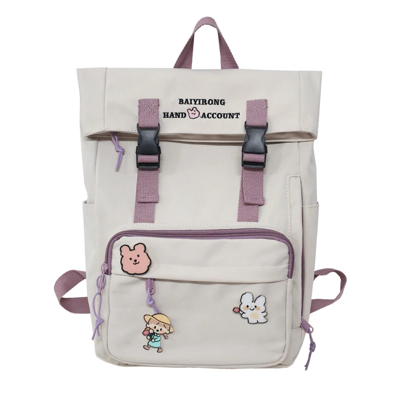 

Female Student School Bags Cute Cover School Backpacks for Girls Ins Japanese Backpack Women Harajuku New Ladies Bookbag Kawaii