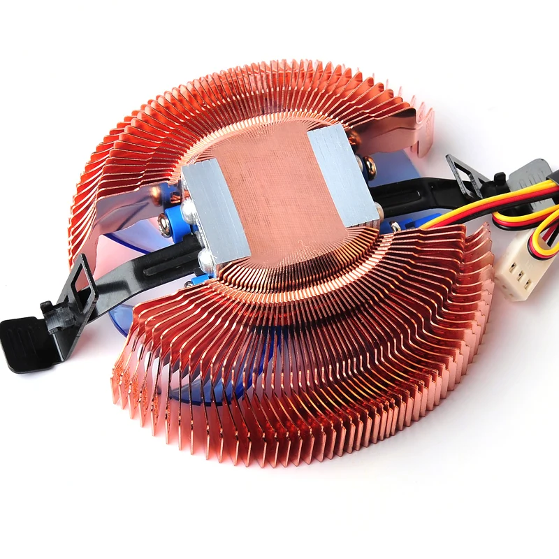 Pccooler Чистый медный кулер для процессора ультра-тонкий 33 мм для HTPC 1U мини Чехол все-в-одном cpu Охлаждение для Intel 775 115X AMD AM4 AM3 AM2