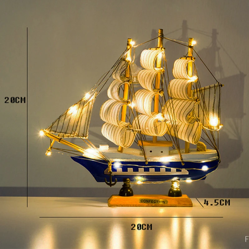 Креативная Парусная модель домашний декор деревянная дорожного движения