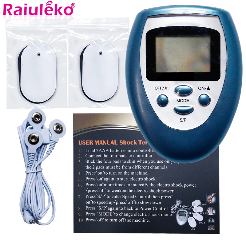 Electrical Nerve Relax Muscle Stimulator Acupuncture Fat Burner Pain Relief Electronic Pulse Massager Tens EMS Slimming Machine