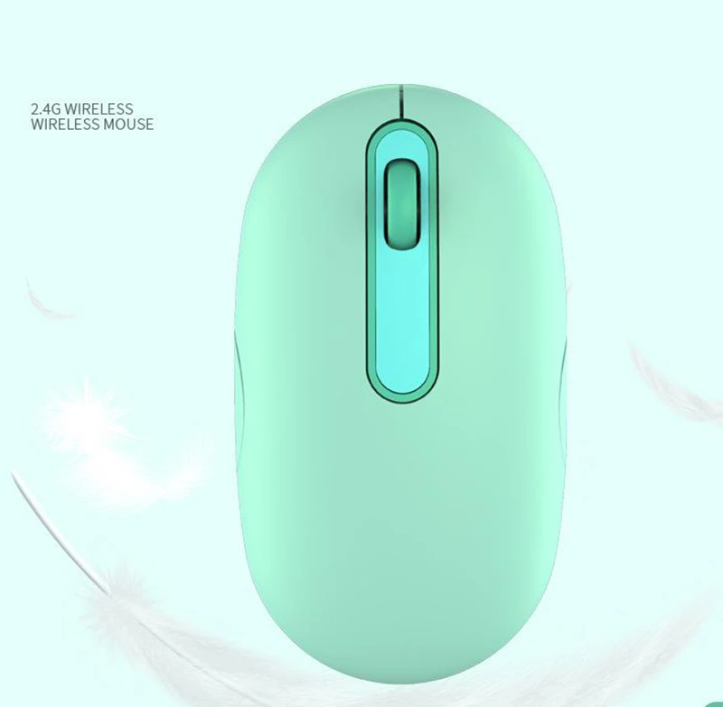 

Jelly Comb Candy Color 2.4G Wireless Mouse Rechargeable Silent Mice for Laptop Desktop Noiseless Click Mini Portable Mouse
