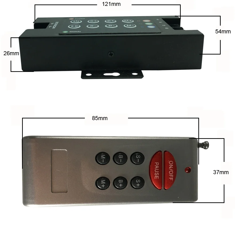 Rgb контроллер для DC12V лампа бассейна синхронная RGB PAR56 Максимальная нагрузка 144