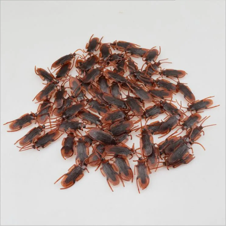 10 шт. забавные игрушки для Хэллоуина поддельный Резиновый ТАРАКАН таракан таукак