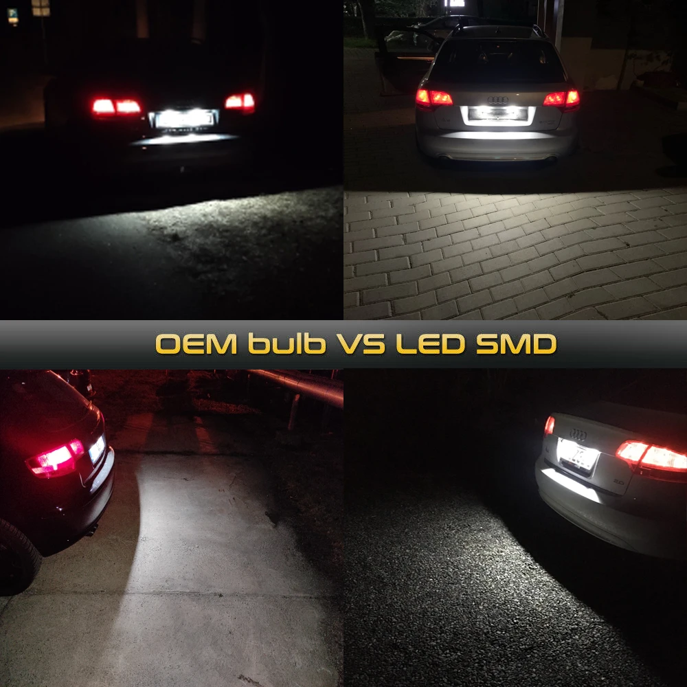 2 шт. Автомобильные светодиодные лампы Canbus для Audi A3 8P Q7 4L A6 C6 RS6 A4 B6 B7 S4 RS4 A5 8F S5 A8 S8 |