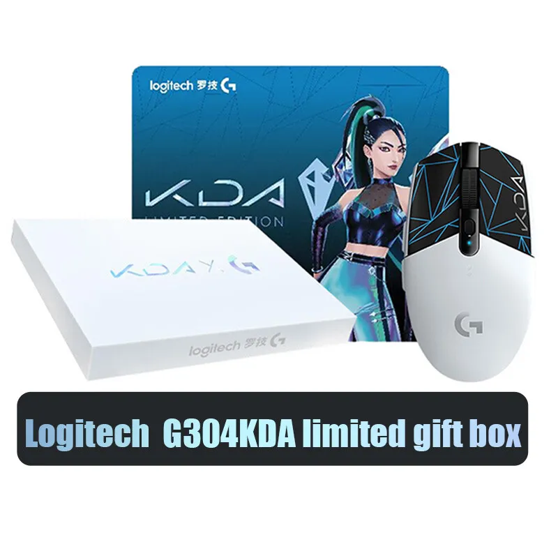 logitech g304 kda wireless hero gaming mouse rgb usb for pc laptop computer ergonmicmouse gamer mechanica button free global shipping