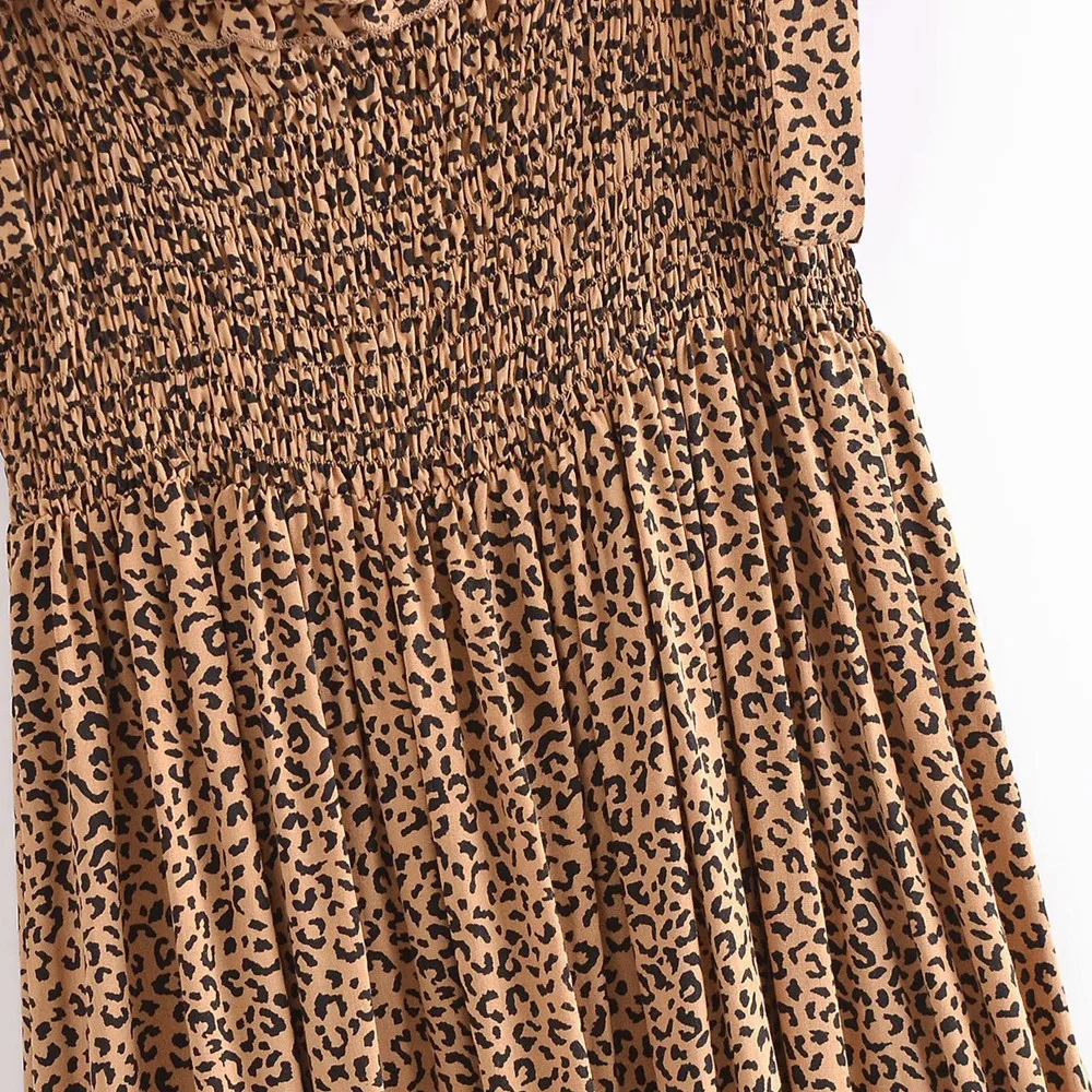

2021 ZA New Fashion Summer Floral Print Long Bodycon Women Lady Elegant Casual Dress