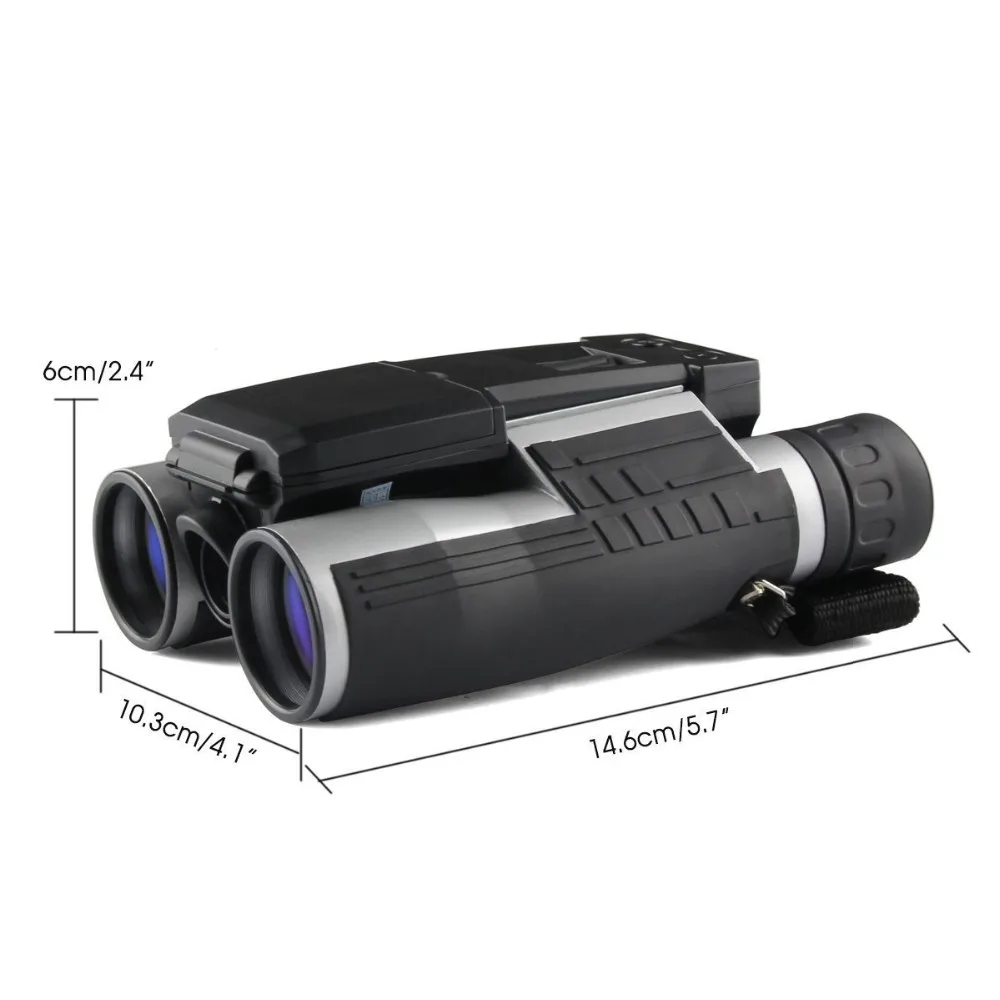 12x32 HD 1080p бинокль цифровая камера 5MP CMOS, USB бинокулярный телескоп 2,0 ''экран зум телескоп видеокамера запись видео