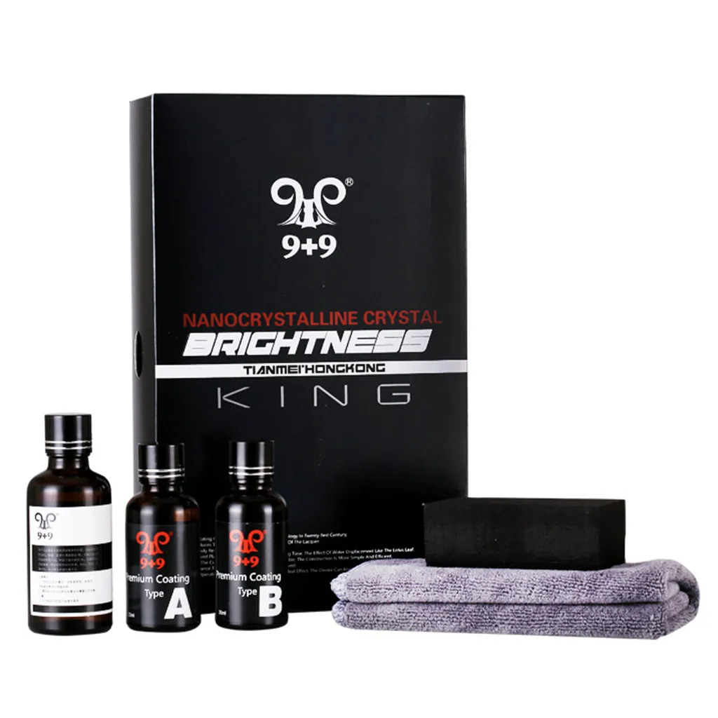 Керамическое покрытие для автомобиля 9H водостойкая гидрофобная нано керамика