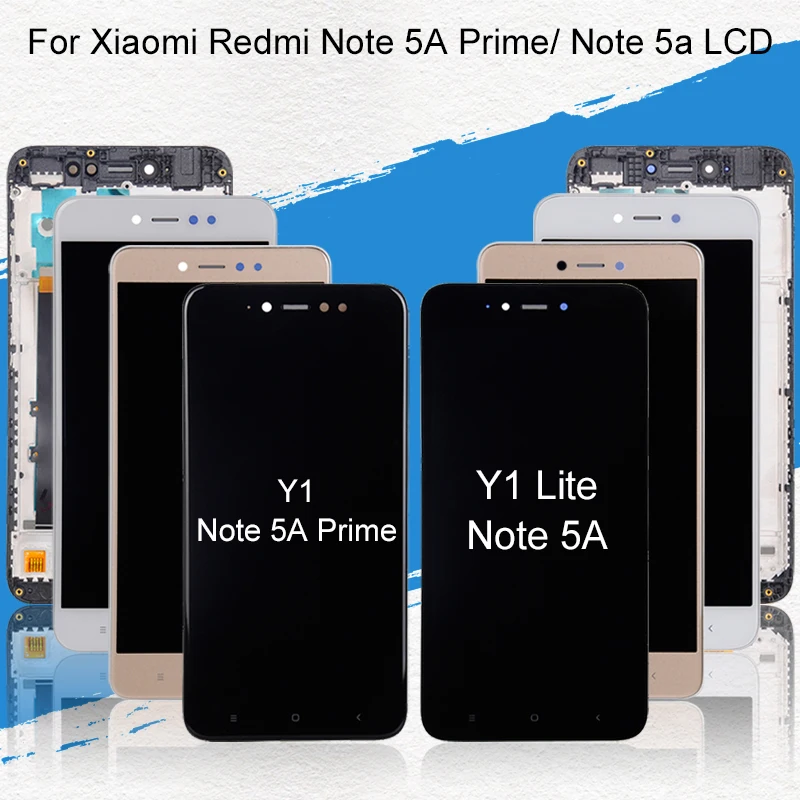 Dinamico для Xiaomi Redmi Note 5A Prime LCD Y1 дисплей с сенсорным экраном дигитайзер сборка lcd Lite