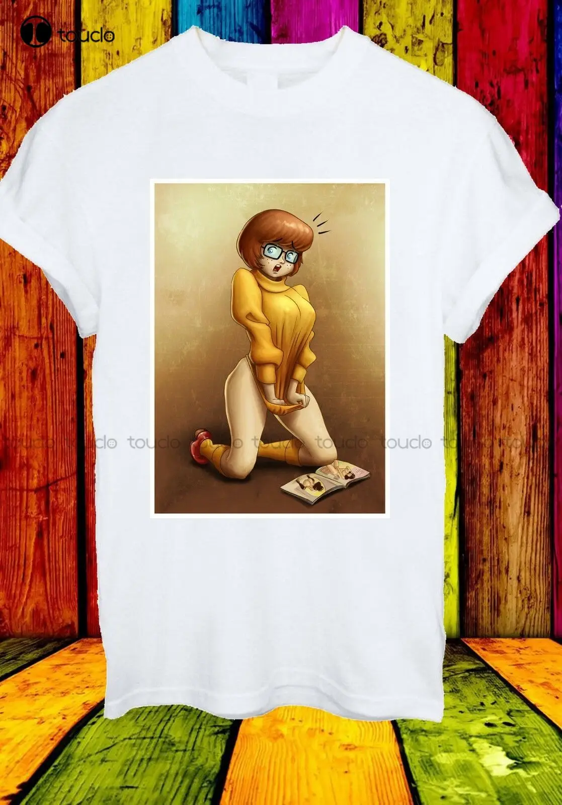 Yaramaz Velma Dinkley görünümlü dergi erkekler kadın Unisex t-shirt erkekler için vintage t gömlek