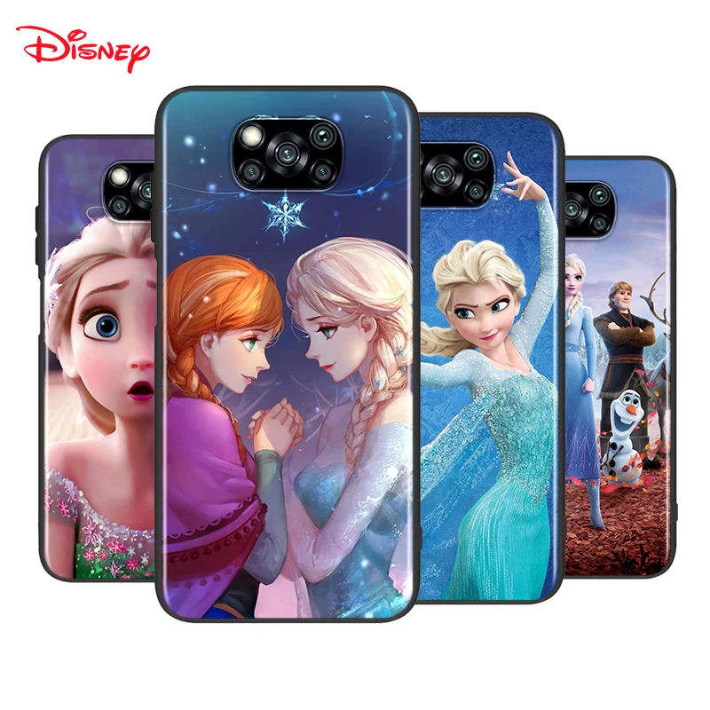 

Beautiful Princess Elsa For Xiaomi Poco X3 NFC M2 X2 F2 F3 C3 M3 F1 Pro Mi Play Mix 3 A3 A2 A1 6 5 Lite Soft Phone Case