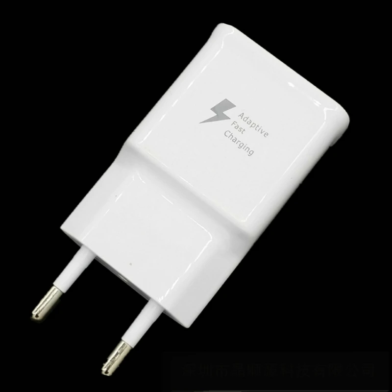 20 Pcs/lot US/EU Plug Fast Adaptive Travel Wall Charger 9V 1.67A Adapter Charging For Samsung Galaxy S9 S8 S10 plus