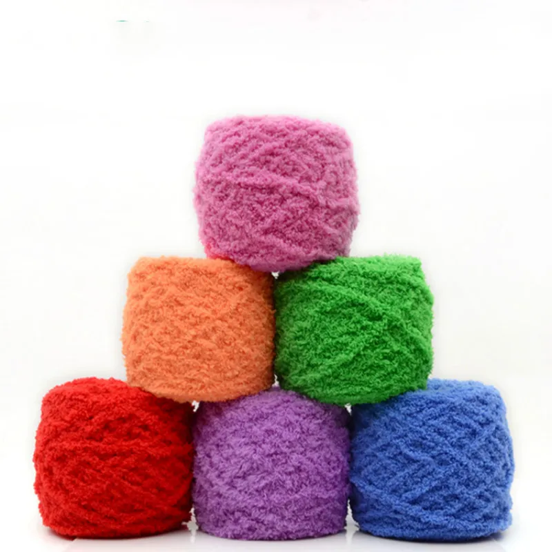 100 г/шар кораллового флиса полотенце из пряжи нить шарф линия мягкий хлопок