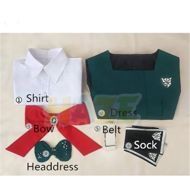 

Danganronpa 2 Mikan Tsumiki & Sonia Nevermind Cosplay Costume Halloween Women Fancy Dress