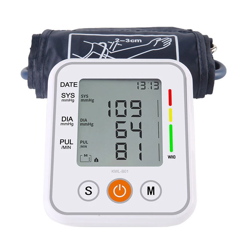 

Автоматический тонометр на руку, прибор для измерения артериального давления, пульса, цифровой ЖК-дисплей, сфигмоманометр