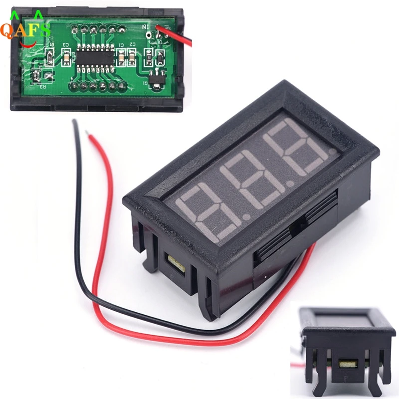 

Mini voltmeter tester Digital voltage test battery DC 0-30V red auto car
