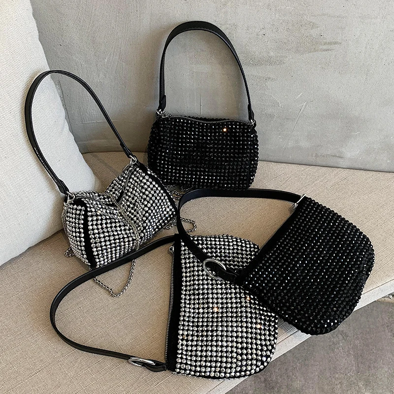 

New High-End Women's Bags In Summer 2020 One-Shoulder Messenger Bag Women Diamond Hand Bags