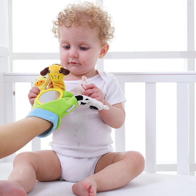 

Baby Toddler Toys 0 12 Months Animal Hand Puppets Educational Baby Boy Toys for for Infants Oyuncak Brinquedos Para Bebe^