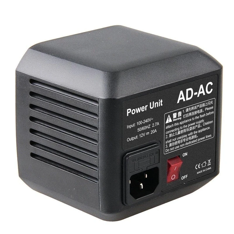 Адаптер источника питания GODOX AD-AC AC с кабелем для AD600B AD600M AD600BM Flashpoint XPLOR 600 Flash Strobe