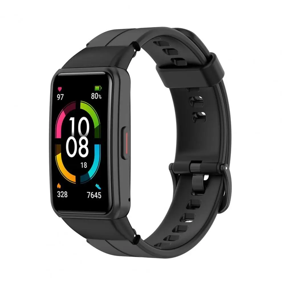 

16mm Watch Belt Waterproof Easy Installation Breathable Replaceable Sports Wristwatch Strap for Huawei Band 6