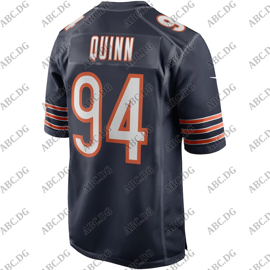

Customized Stitch American Football Jersey Men Women Kid Youth Chicago Robert Quinn Navy Game Player Jersey