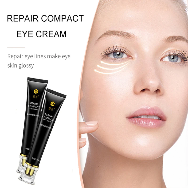 

Plant Extract Repair Compact Eye Cream Skin Care Moisturizing Anti Aging Anti Remove Dark Circle Lift Firming Eye Essence 25g