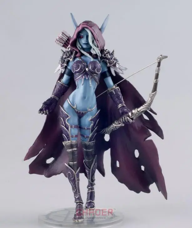 Wow World Of Warcraft Lady Sylvanas Windrunner фигурка игрушка кукла в подарок 15 см J074|Игровые фигурки