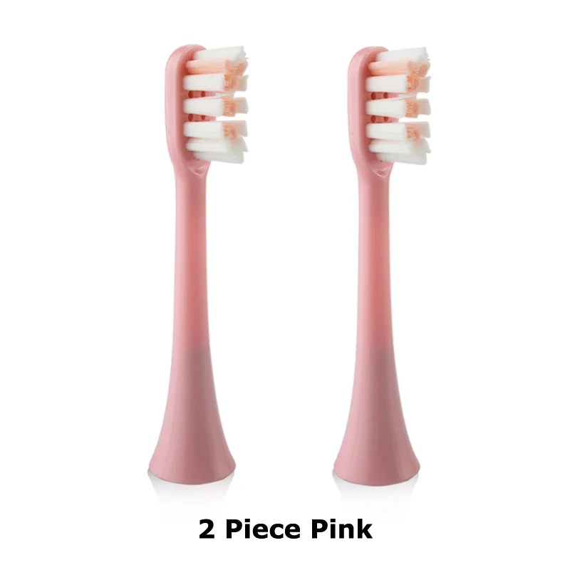 2 pcs pink Сменные насадки для зубных щеток подходят для Xiaomi SOOCAS X3 SOOCARE электрическая зубная щетка мягкая зубная щетка с отдельной упаковкой - Цвет: 2 pcs pink