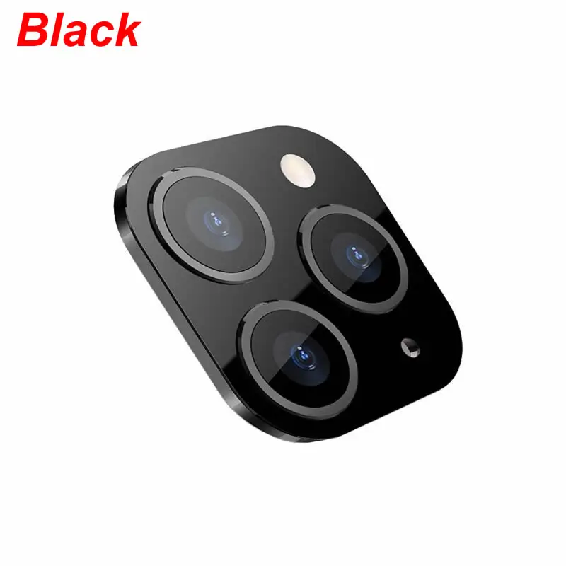 Black Новая крышка объектива камеры для iPhone X XS/XS MAX Seconds изменить для iPhone 11 Pro M5TB - Цвет: Black