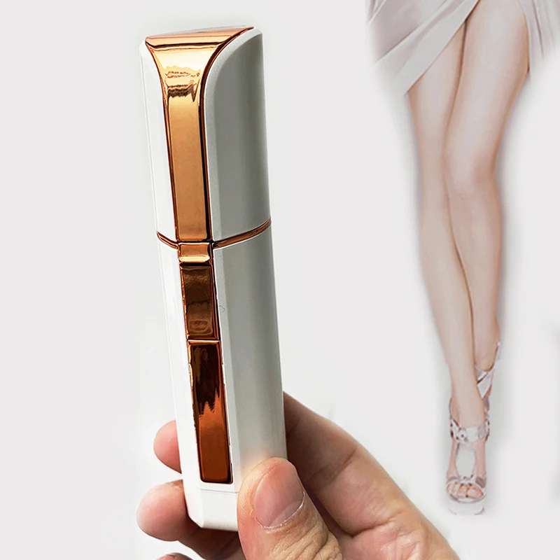 Водонепроницаемая Женская бритва безболезненное удаление волос на лице мини