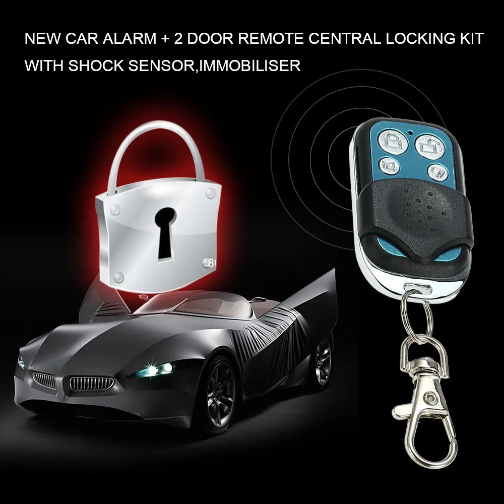 

Universal Car Remote Control Central Door Locking System Kits + CAR ALARM Car Central Lock Car Keyless Kit
