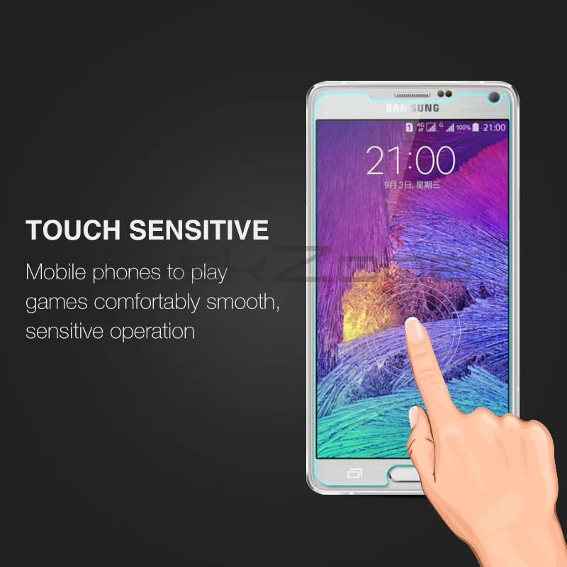 Закаленное стекло для экрана телефона с нанопокрытием 9H HD samsung Galaxy Note 4 защитная