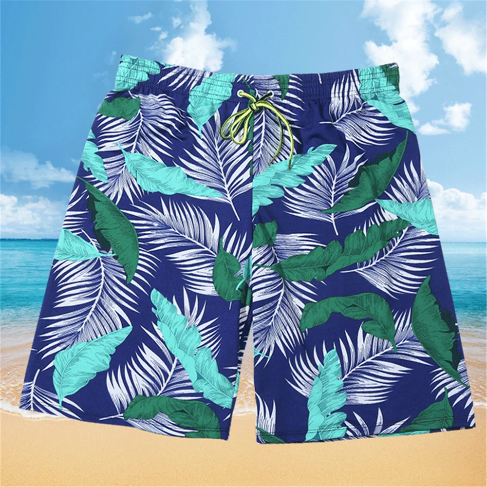 

Мужские плавки для взрослых, модные удобные и дышащие пляжные плавки с принтом для горячей весны