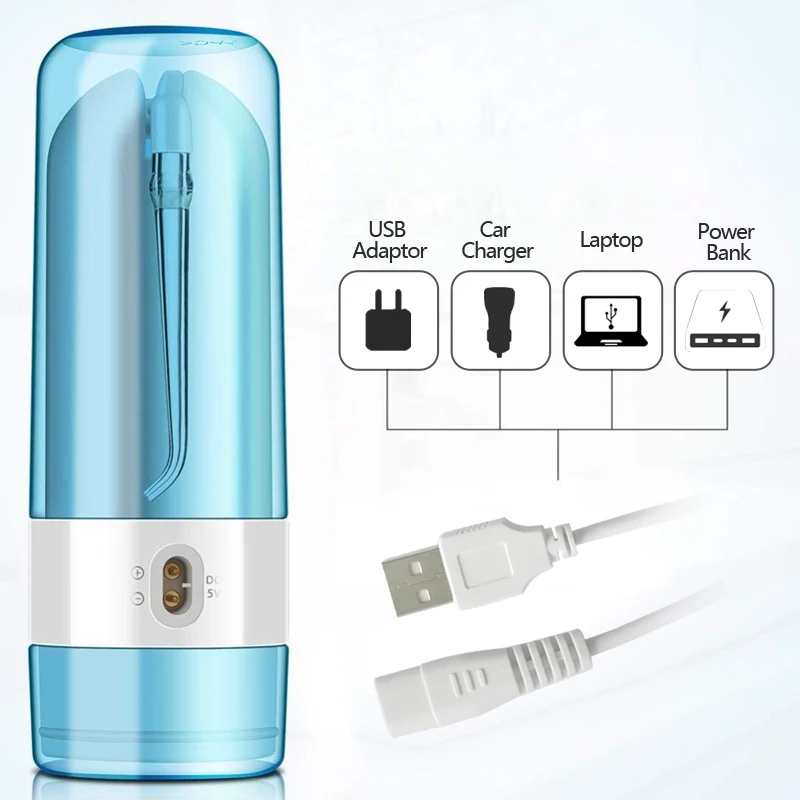 Портативный ирригатор для полости рта 4 режима USB 5 насадок|Ирригаторы рта| |