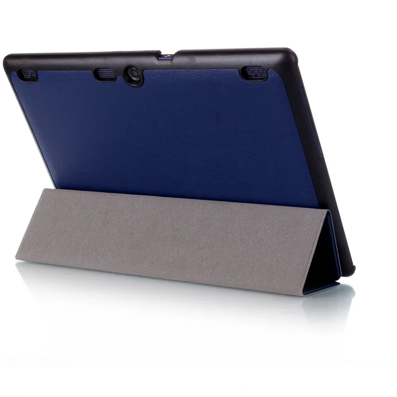 Однотонный Модный чехол из ПУ кожи с откидной крышкой и подставкой для Lenovo Tab 2
