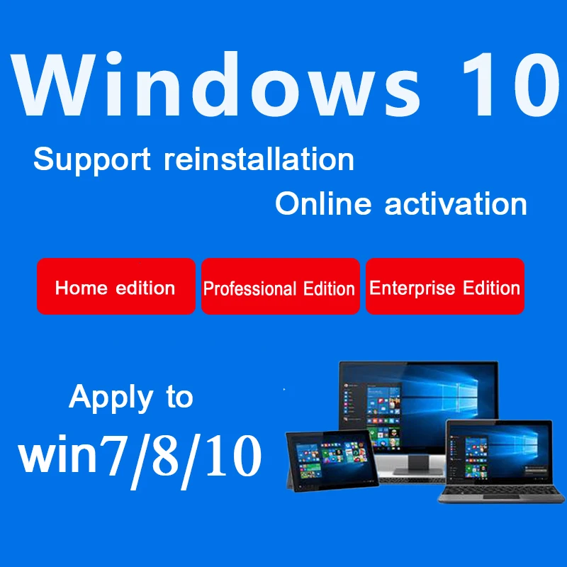 

Win Activation code win7 8 10 Home Edition Professional Edition activation