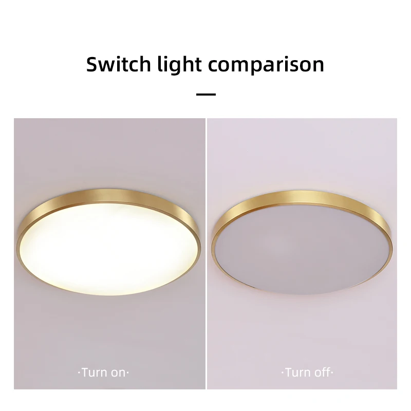 Ультра тонкий светодиодный потолочный светильник современный три Цвет