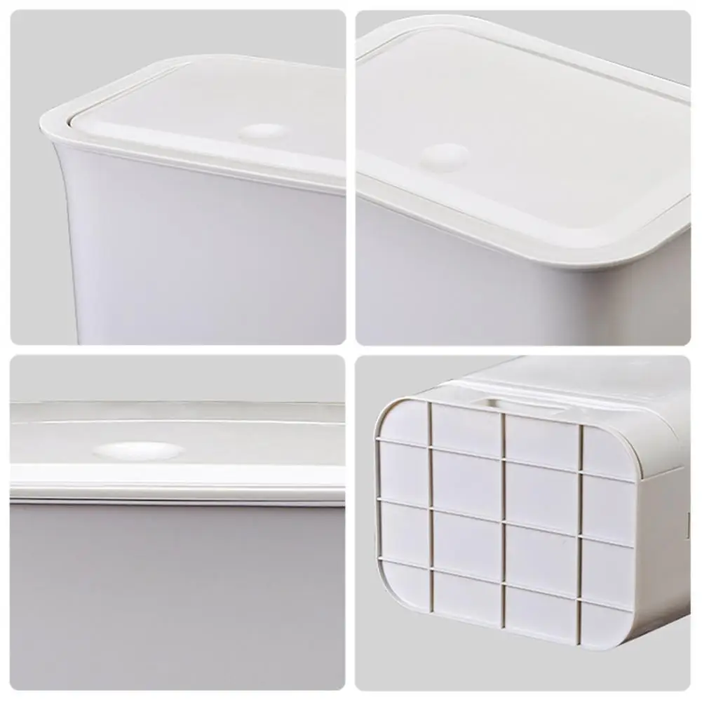 Trash Bin Nordic Dustbin Double Layer Dry Wet Sorting With Drawer For Kitchen Home Can Garbage Storage | Дом и сад
