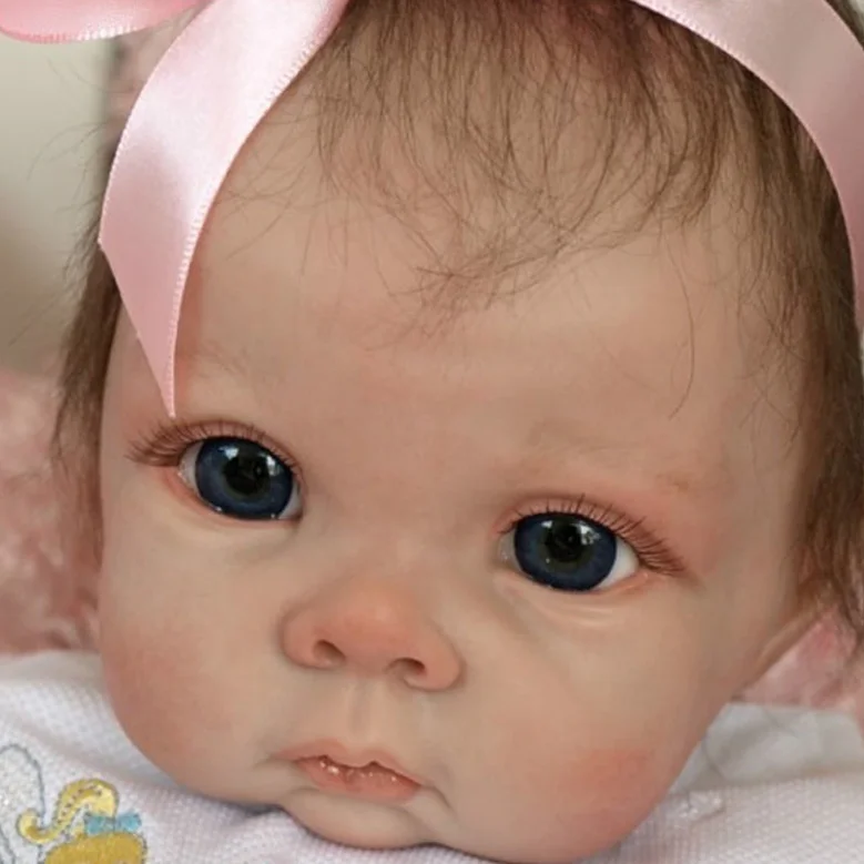 

NPK Popular Ethnic Reborn Doll Kit Thandie Very Soft Real Touch Fresh Color Unpainted DIY Doll Parts Simulation Doll