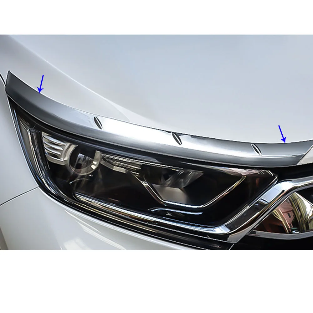 Автомобильная крышка ABS хромированный передний светильник для бровей головное